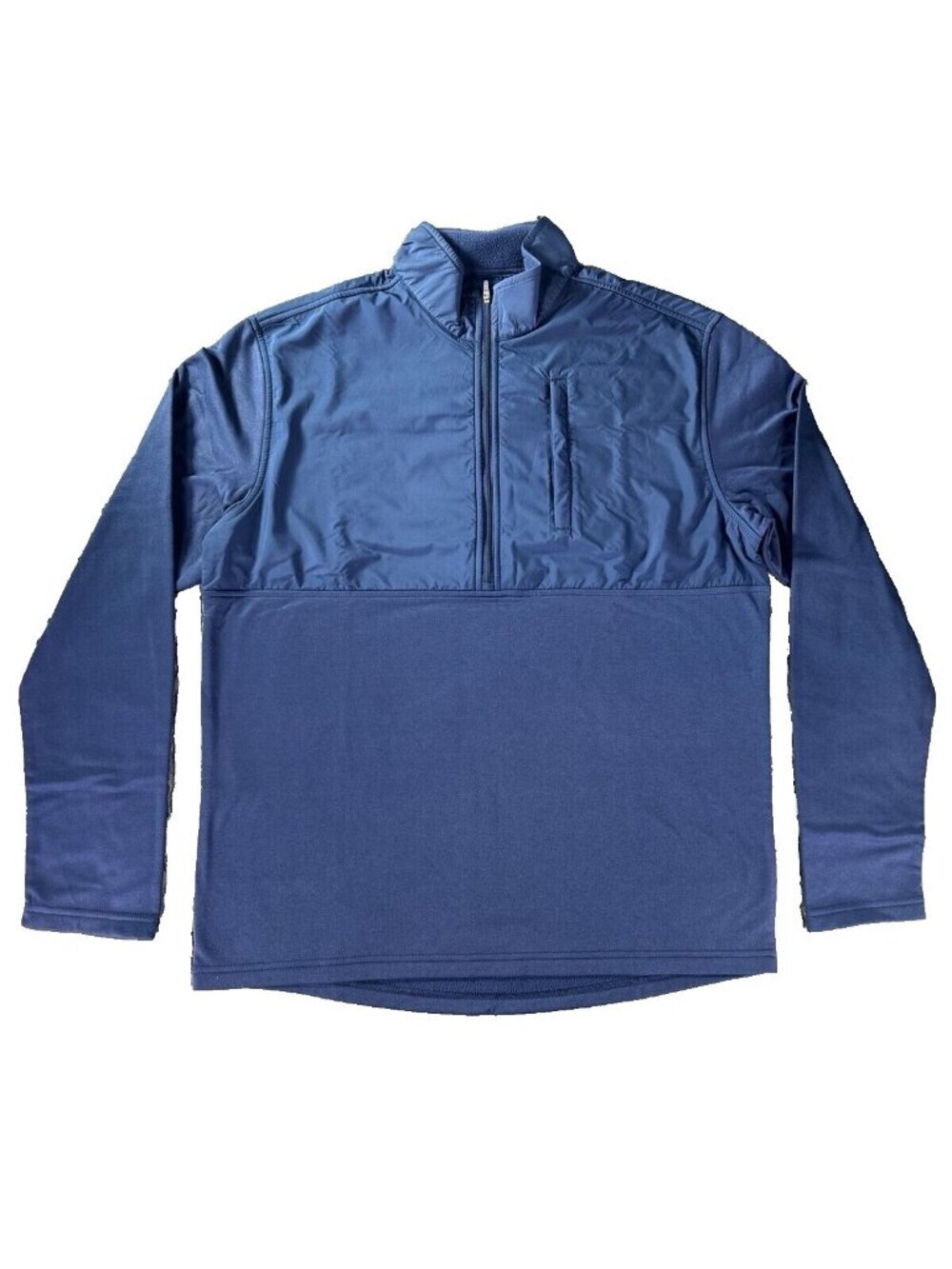 UNTUCKit Mens Ristow Long Sleeve Half Zip Jacket~Size Small~Medival Blue~L11 39